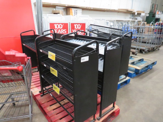 42-Inch Black Merchandisers