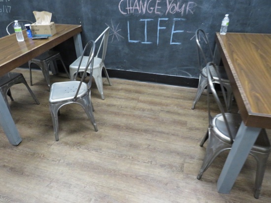Silver Metal Chairs