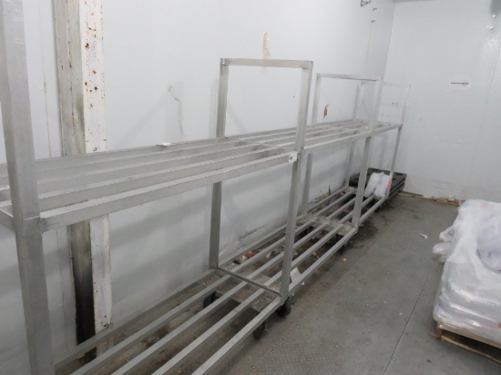 24x60 2-Deck Aluminum Cooler Carts