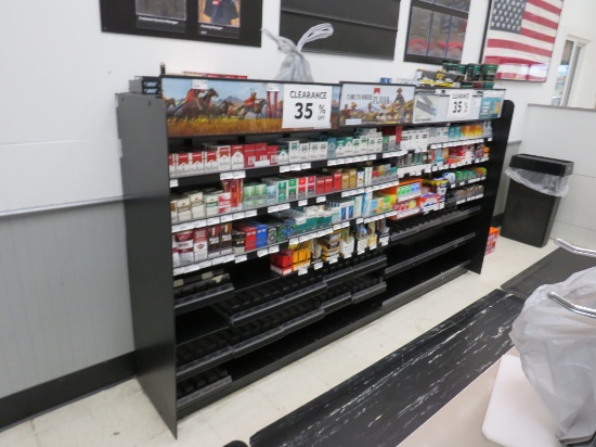 9ft Cigarette Shelving