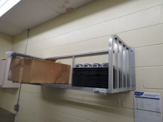5ft Aluminum Wall Shelf