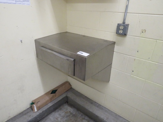 S/Steel Wall-Mount Receiving Desk