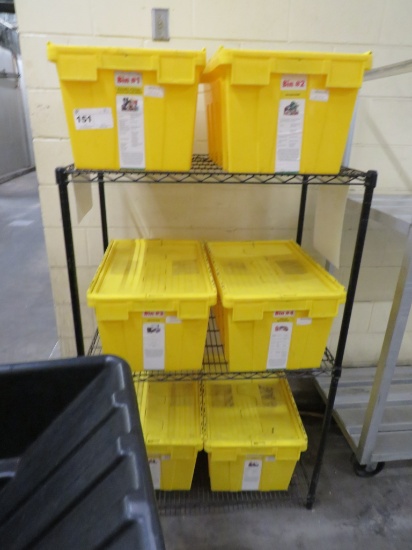 Yellow Tote Bins