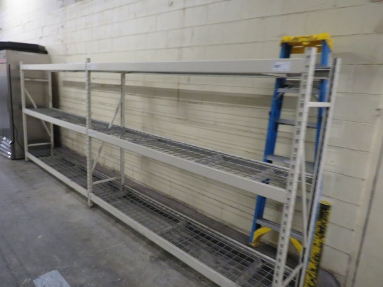6ft Tall Racking 20in Deep, 8ft Beams