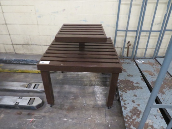 36x36 2-Tier Bakery Display Table