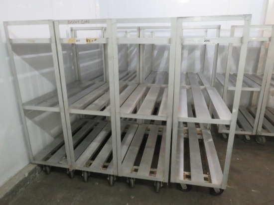 20x48 3-Deck Aluminum Cooler Carts