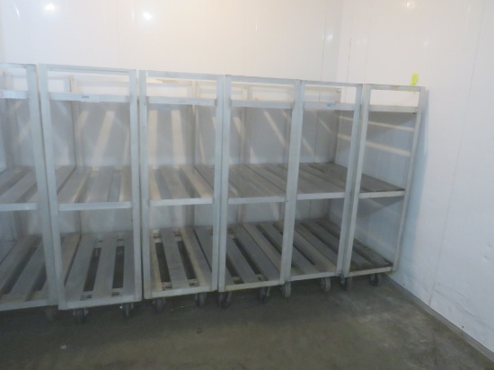 20x48 3-Deck Aluminum Cooler Carts