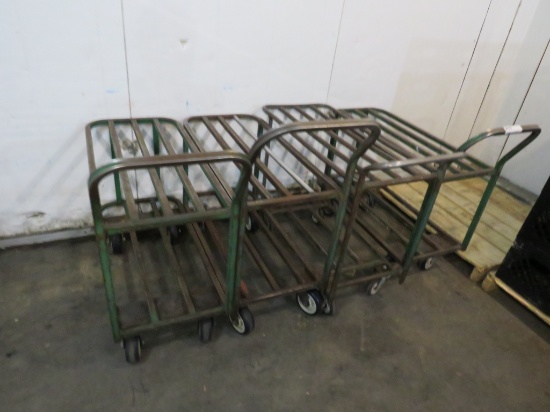 Green 2-Deck Stock Carts