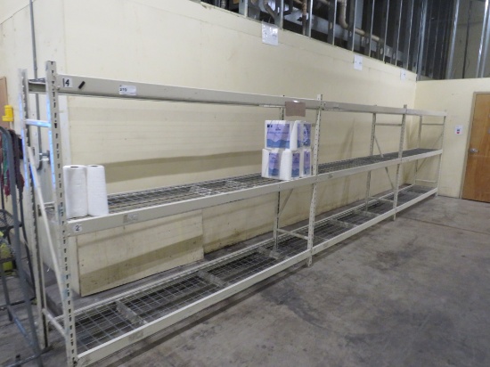 6ft Tall Racking 20in Deep, 8ft Beams
