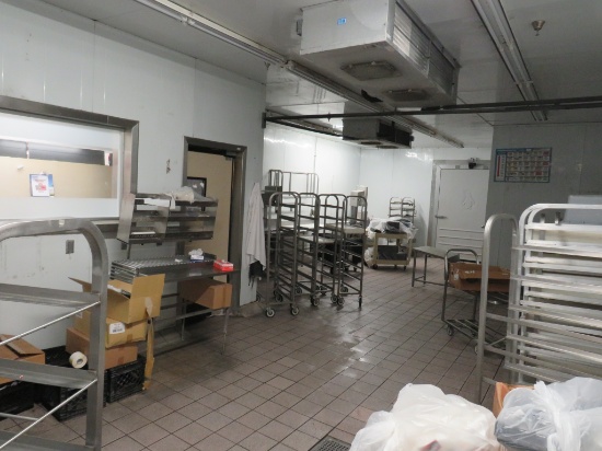 Approx. 22x25 Meat Cooler / 22x44 Prep No Compressor - Buyer Must Use Licensed Contractor To Remove