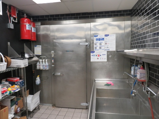 7x9 Seafood Cooler / 8x9 Deli Cooler No Compressor - Buyer Must Use Licensed Contractor To Remove