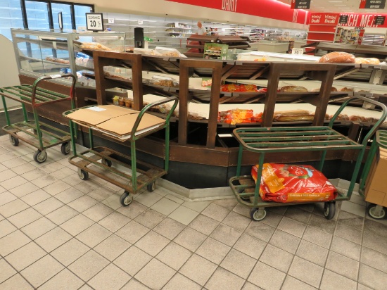 Green 2-Deck Stock Carts