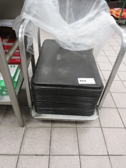 18X26 BLACK BAKERY TRAYS