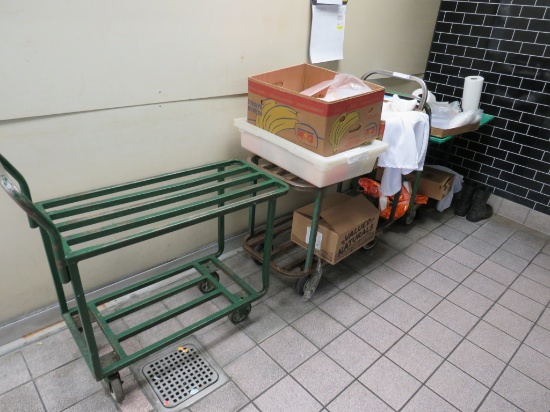 Green 2-Deck Stock Carts