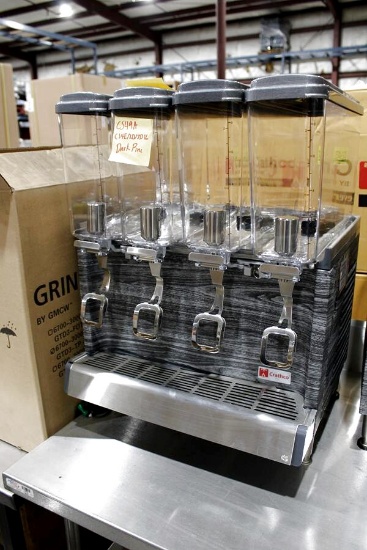 New Crathco Cs-4e/2d/3d-16 4-Head Refrigerated Beverage Machine