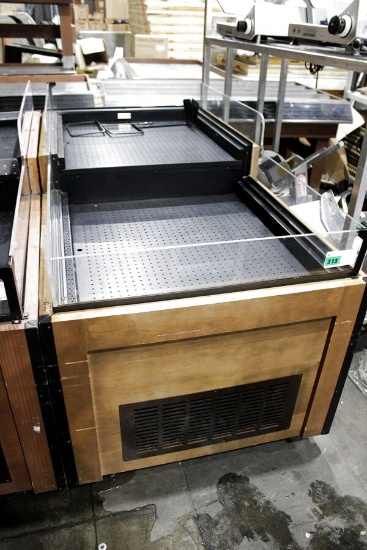 Thermal Refrigeration 38in X 72in Step-Down Self Contained Open Air Refrigerated Produce Case