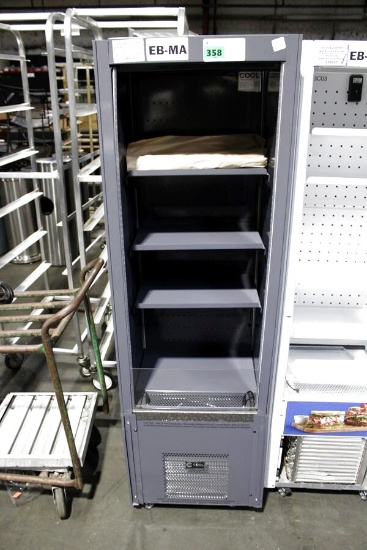 Avantco 65 4-Deck Self Contained Open Air Grab & Go Refrigerated Merchandiser