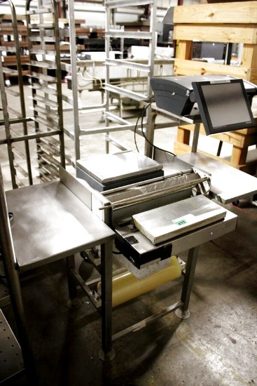 Hot Wrap Step Saver W/ Bizerba Khii100 Printer & Typ 18-A Scale