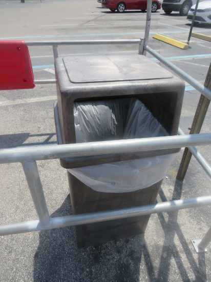 Brown Outdoor Trash Cans