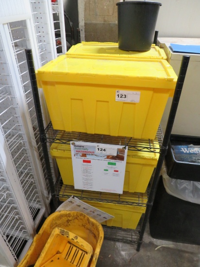 Yellow Tote Bins