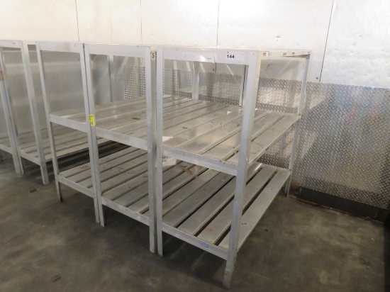 24X60 ALUMINUM 3-DECK COOLER RACKS