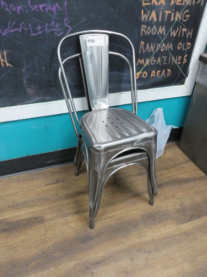 Silver Metal Chairs