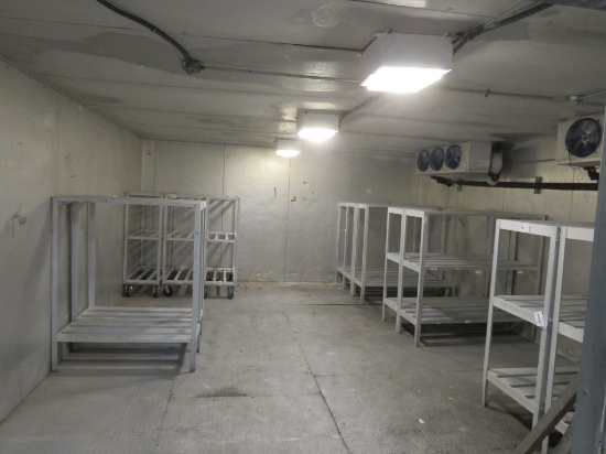 W.A. BROWN 18X23 WALK-IN FREEZER 8FT TALL - NO COMPRESSOR