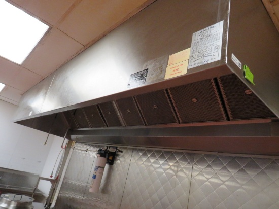 13FT S/STEEL EXHAUST HOOD - NO FANS