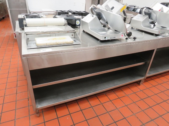 6FT STAINLESS STEEL TABLE - 30IN DEEP
