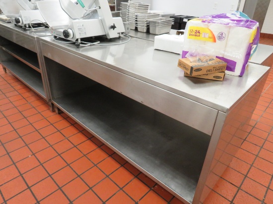 6FT STAINLESS STEEL TABLE - 30IN DEEP