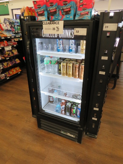 TRUE SELF-CONTAINED GLASS-DOOR COOLER GDM-10SSL-HC-TSL01