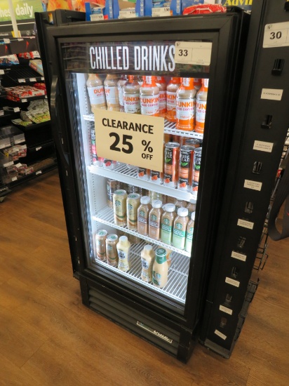 TRUE SELF-CONTAINED GLASS-DOOR COOLER GDM-10SSL-HC-TSL01