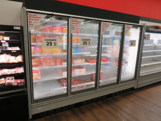 2021 HILL/PHOENIX ORZ FREEZER DOOR CASES - SOLD BY THE DOOR - REMOTE COOLED, NO COMPRESSOR