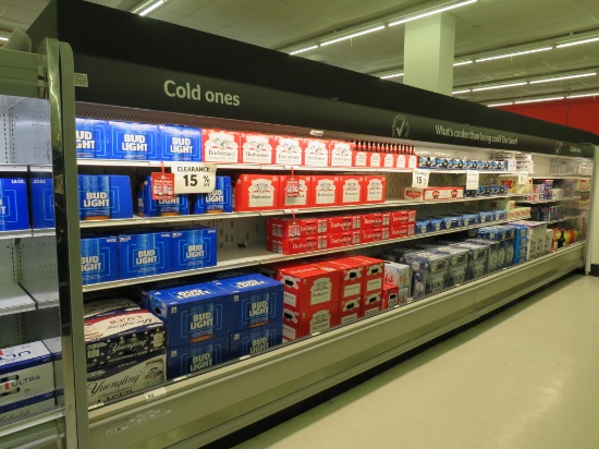 2019 HILL/PHOENIX O5DM BEER CASES (2-12FT) - REMOTE COOLED, NO COMPRESSOR