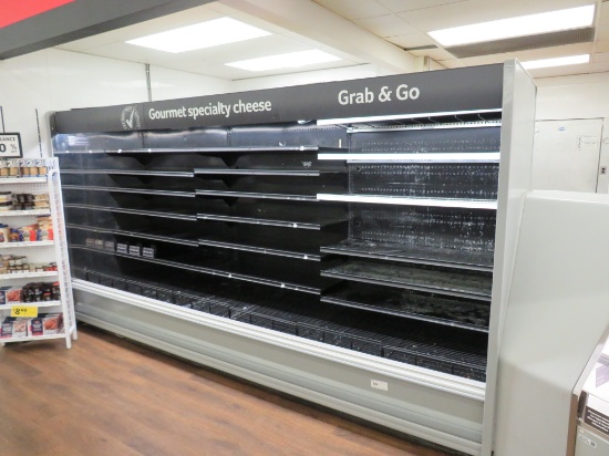 12FT KYSOR D6L1 5-DECK DELI CASE '93 - REMOTE COOLED, NO COMPRESSOR