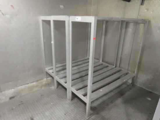 20x60 Aluminum 2-Deck Cooler Racks