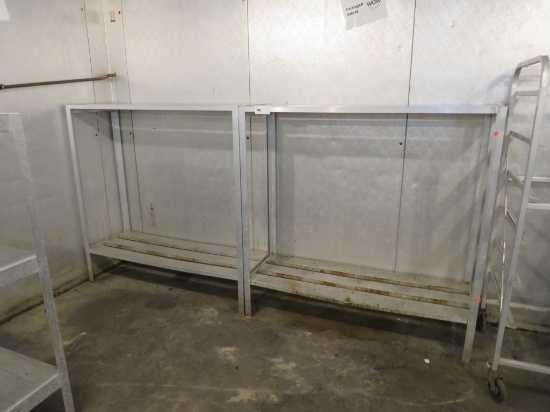 20X60 ALUMINUM 2-DECK COOLER RACKS