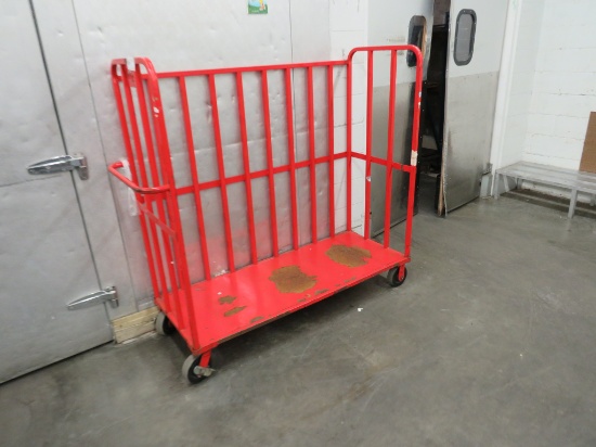 5ft Red Stock Cart