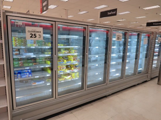Hussmann Nrfv Freezer Door Cases '96 - Sold By The Door - Remote Cooled, No Compressor