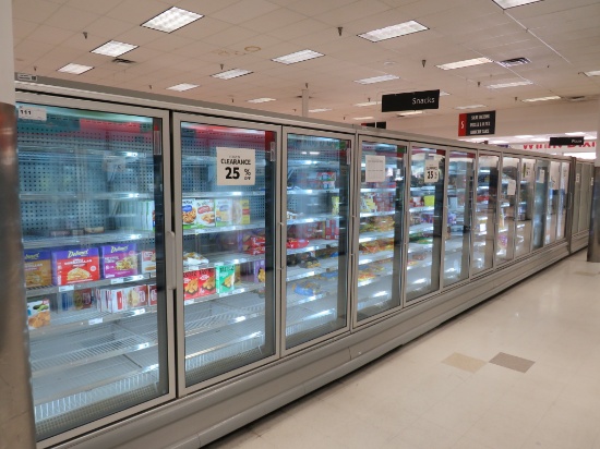 Hussmann Nrfv Freezer Door Cases '96 - Sold By The Door - Remote Cooled, No Compressor