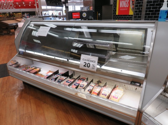8FT BARKER SD SERVICE DELI CASE '09 - REMOTE COOLED, NO COMPRESSOR