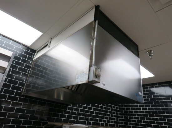 3FT S/STEEL EXHAUST HOOD - NO FANS