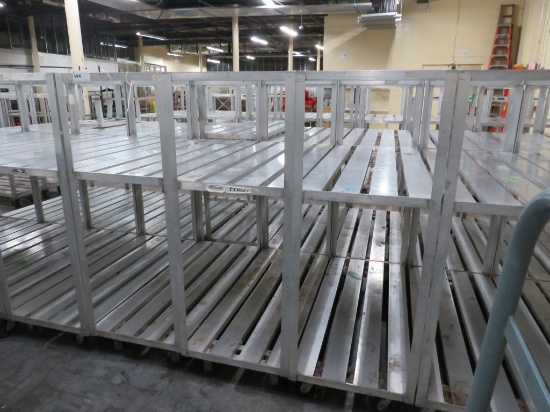 24x60 2-Deck Aluminum Cooler Carts
