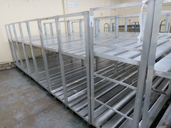24X60 2-DECK ALUMINUM COOLER CARTS