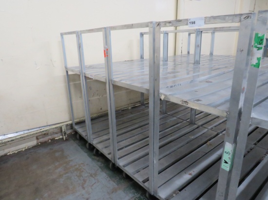 24X60 2-DECK ALUMINUM COOLER CARTS