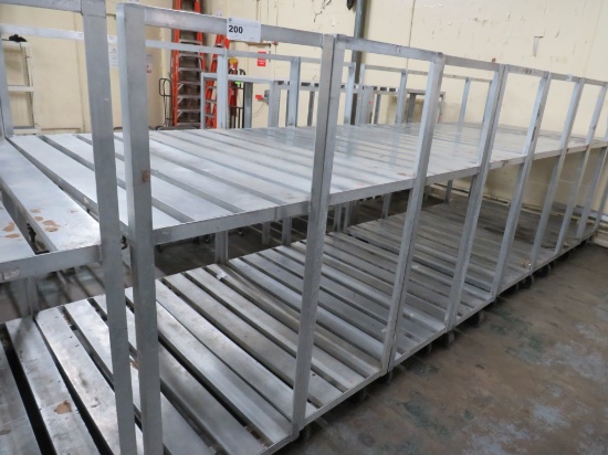 24X60 2-DECK ALUMINUM COOLER CARTS