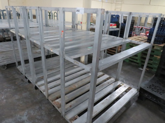 20X60 2-DECK ALUMINUM COOLER CARTS