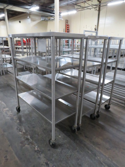 20x48 S/Steel 4-Deck Cooler Racks