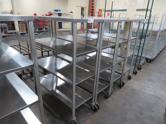 20x48 S/Steel 4-Deck Cooler Racks