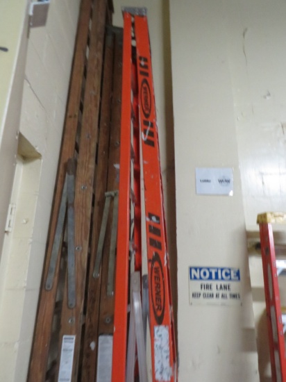 12ft Werner Wooden Ladder